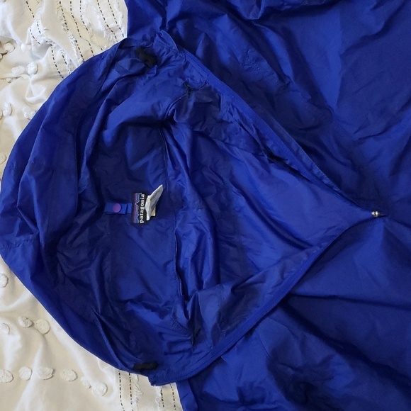 Patagonia unisex electric blue pullover light weight packable jacket medium - Picture 8 of 10